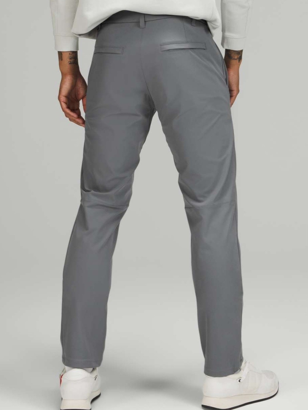 lululemon athletica Men's Gray Stretch Chinos